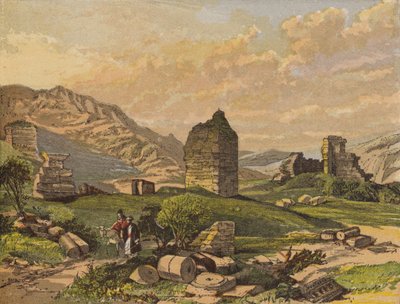 The Ruins of the Temple of Diana, Ephesus by English School